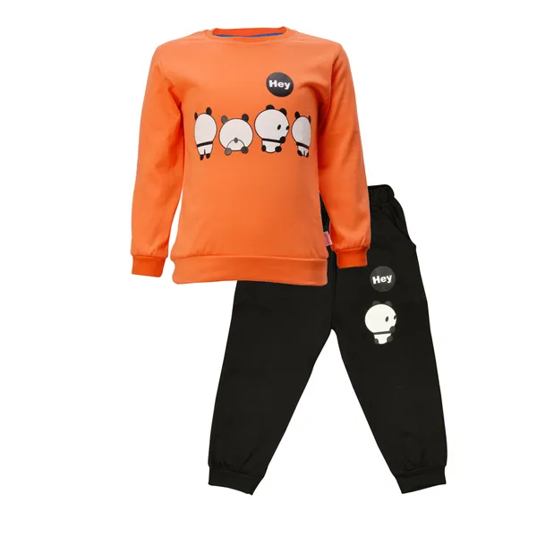 Orange_Cotton_Panda_Printed_TShirt_&_Pant_Set_For_Boys