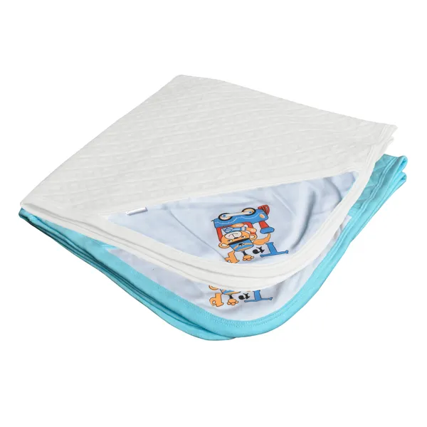 Pack_Of_2_Blue_&_White_Ultra_Soft_Cotton_Baby_Hooded_Towel__(28_X_28_Inch)