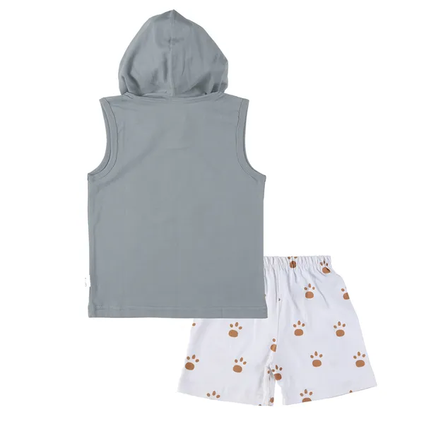 Grey_Cotton_Sleeveless_Hooded_TShirt_&_Shorts_Set_For_Boys