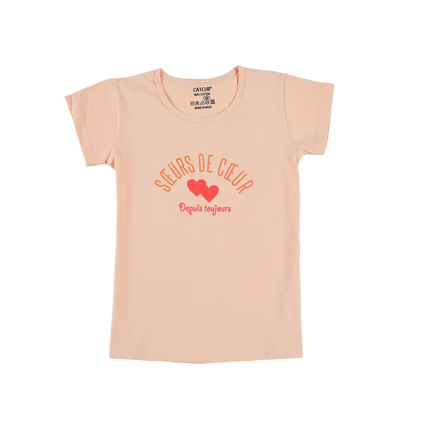 Peach_Fine_Cotton_TShirt_For_Girls