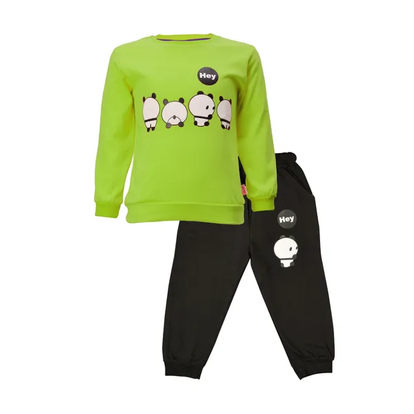 Light_Green_Cotton_Panda_Printed_TShirt_&_Pant_Set_For_Boys