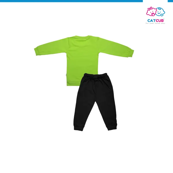 Light_Green_Cotton_Panda_Printed_TShirt_&_Pant_Set_For_Boys