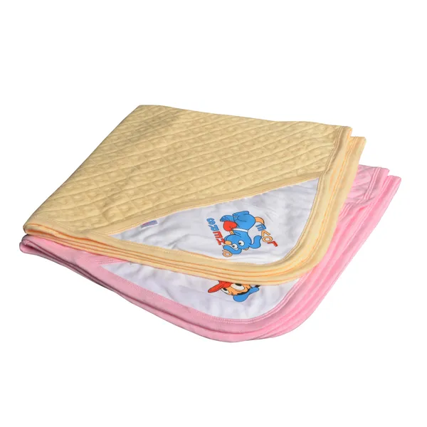 Pack_Of_2_Pink_&_Cream_Ultra_Soft_Cotton_Baby_Hooded_Towel__28_X_28_Inch)