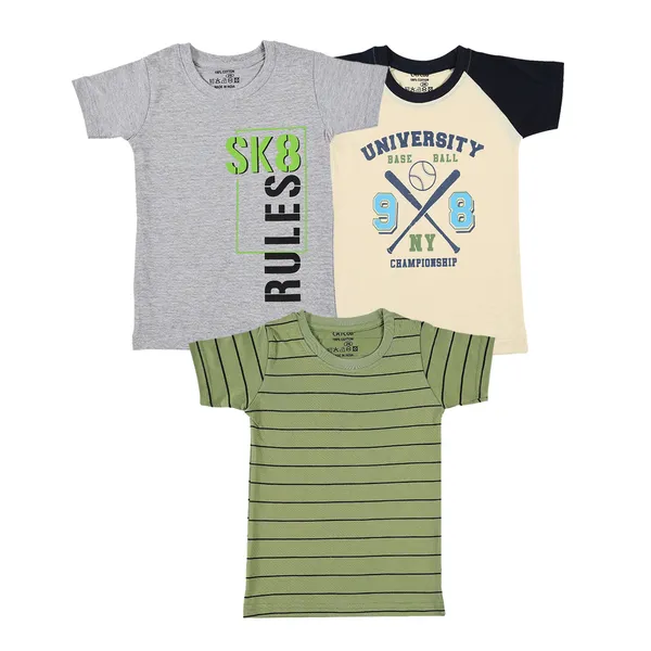 Pack_of_3_Multicolor_Fine_Cotton_TShirt_For_Girls