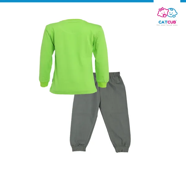 Green_Cotton_Printed_TShirt_&_Pant_Set_For_Boys