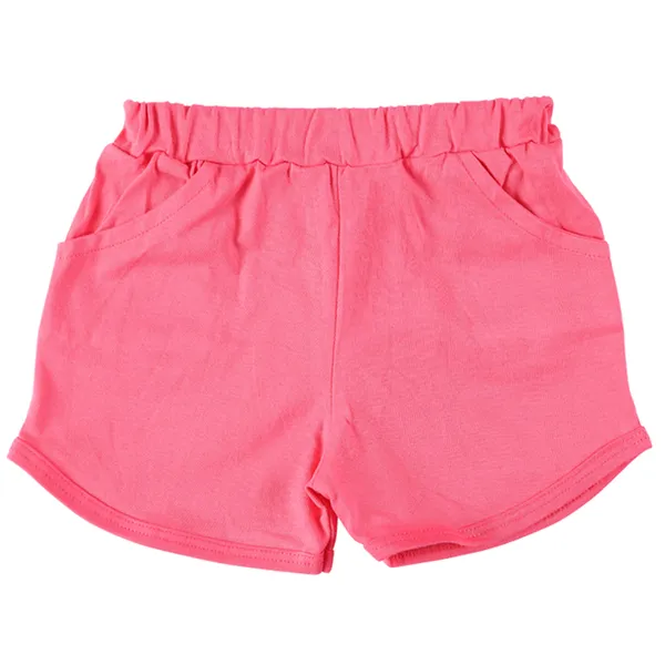 Green_Fine_Cotton_Top_&_Shorts/Hot_Pant_Set_For_Girls