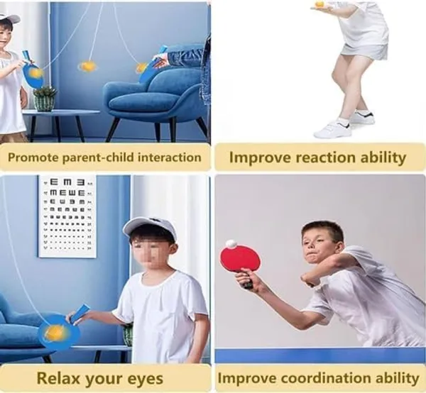 Multicolor_Plastic_Children_Indoor_Hanging_Table_Tennis_Trainer_Set_(2_Racket_&_3_Practice_Ball_With_Adjustable_Height)_For_Kids