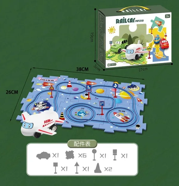 Multicolor_Plastic_Rail_Car_Puzzle_Race_Track_(6_Pc)_For_Kids