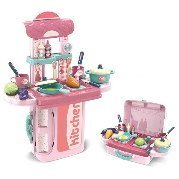 Multicolor_Plastic_3_In_1_Portable_Pretend_Food_Party_Role_Cooking_Kitchen_Play_Set_For_Kids
