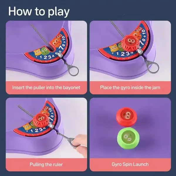 Black_Plastic_4_Beyblades_Spinners_&_Launchers_For_Kids