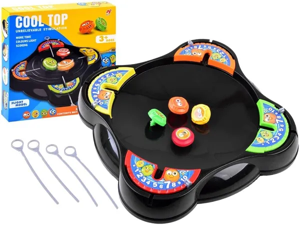 Black_Plastic_4_Beyblades_Spinners_&_Launchers_For_Kids