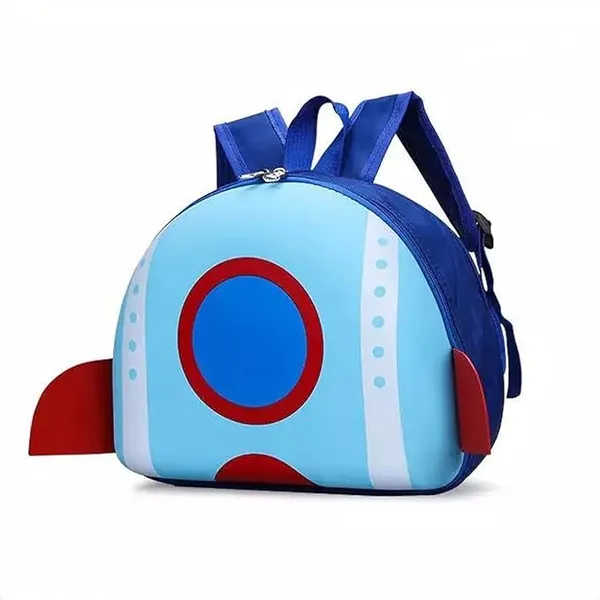 Multicolor_Nylon_Cute_Zipper_Waterproof_Bagpack_For_Kids