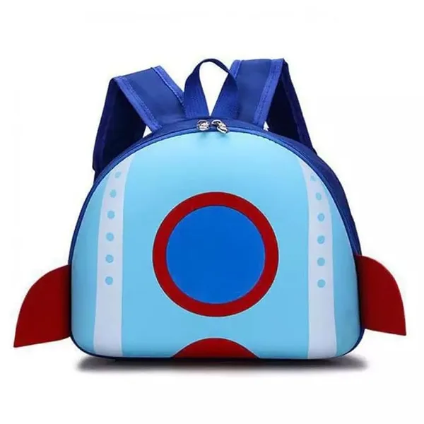 Multicolor_Nylon_Cute_Zipper_Waterproof_Bagpack_For_Kids