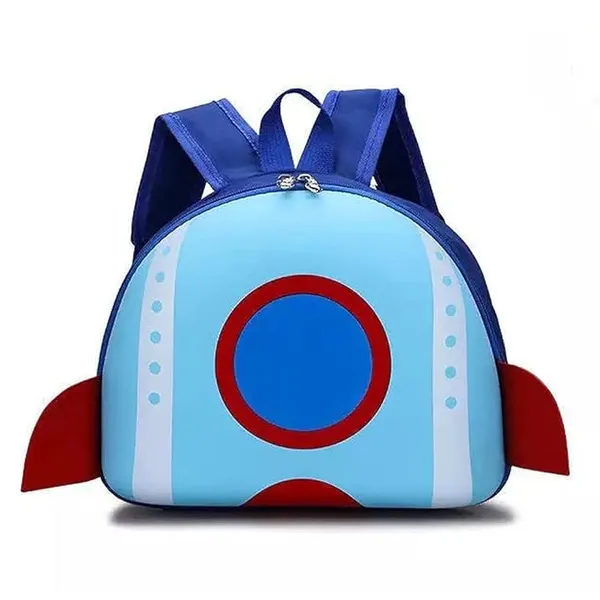 Multicolor_Nylon_Cute_Zipper_Waterproof_Bagpack_For_Kids