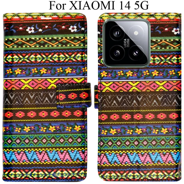 Multicolor_Premium_Flip_Cover_For_Xiaomi_14_5G