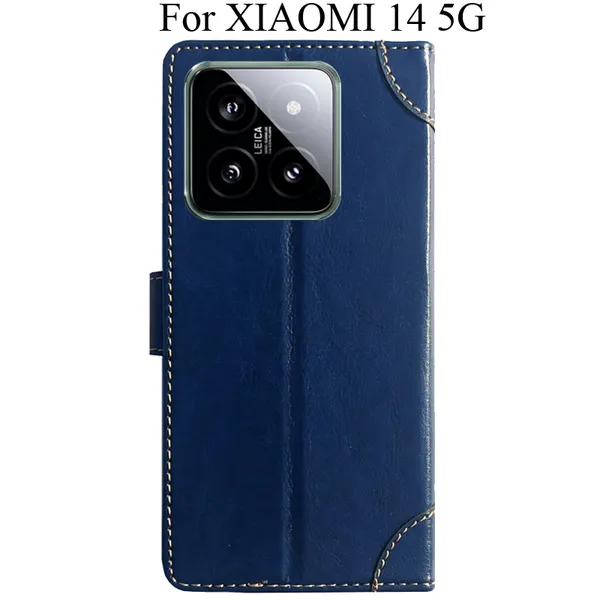 Blue_Premium_Flip_Cover_For_Xiaomi_14_5G