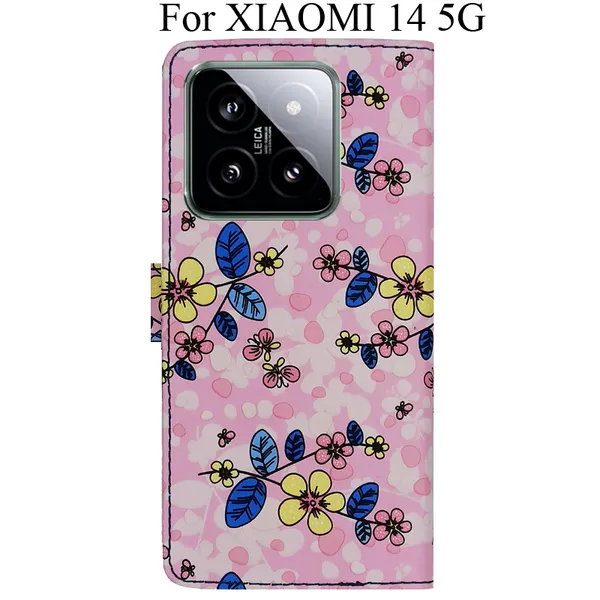 Pink_Premium_Flip_Cover_For_Xiaomi_14_5G