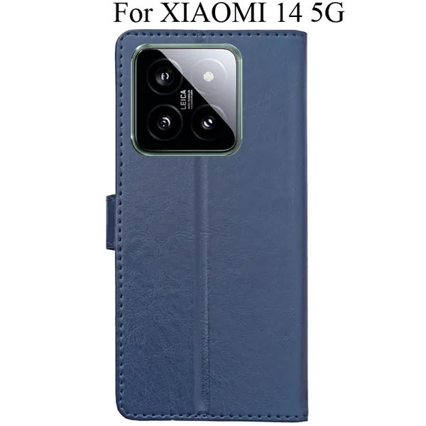 Blue_Premium_Flip_Cover_For_Xiaomi_14_5G