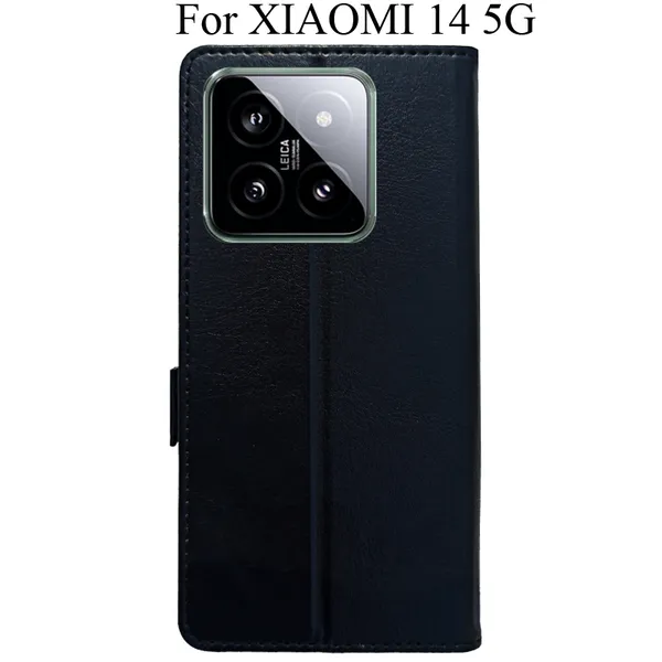 Black_Premium_Flip_Cover_For_Xiaomi_14_5G