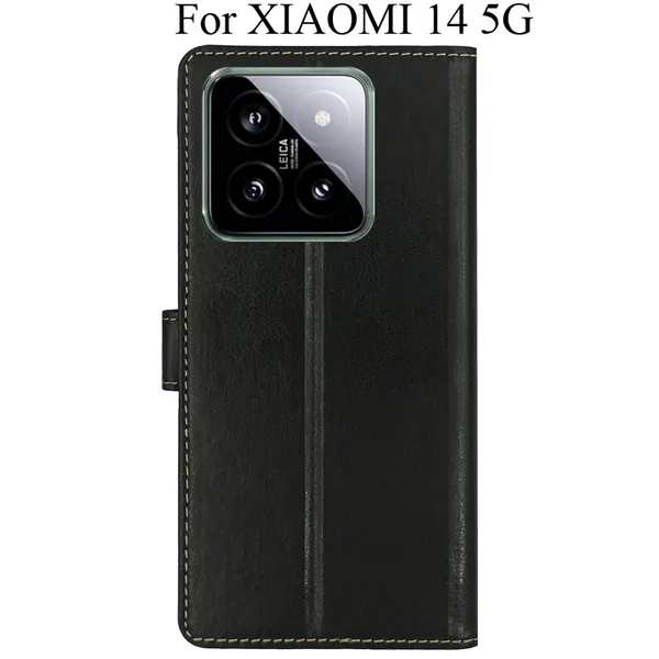Brown_Premium_Flip_Cover_For_Xiaomi_14_5G