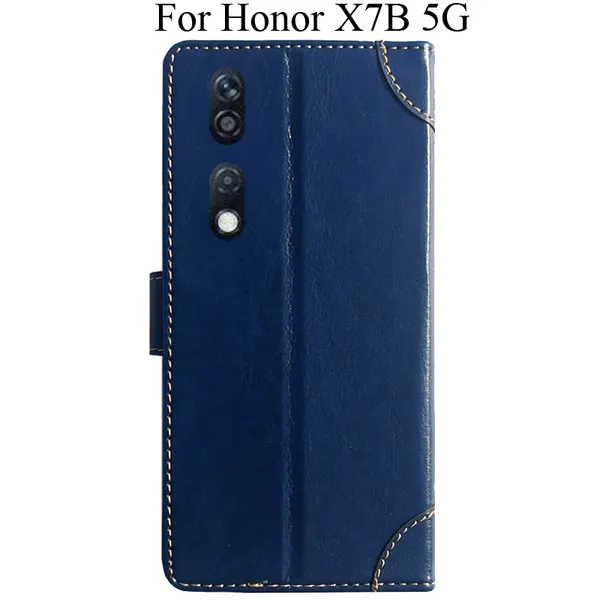 Blue_Premium_Flip_Cover_For_Honor_X7B_5G