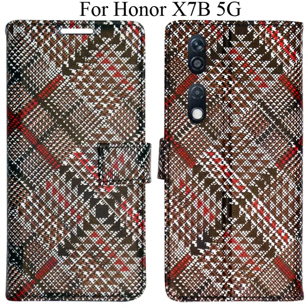 Red_Premium_Flip_Cover_For_Honor_X7B_5G