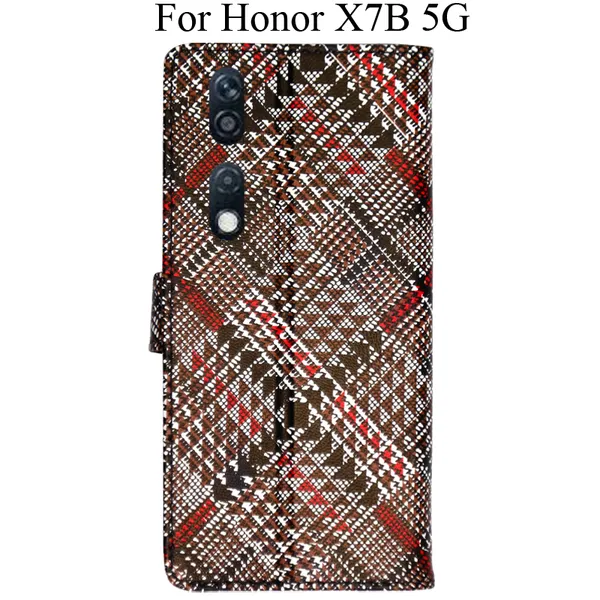 Red_Premium_Flip_Cover_For_Honor_X7B_5G