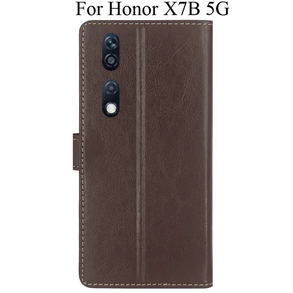 Brown_Premium_Flip_Cover_For_Honor_X7B_5G