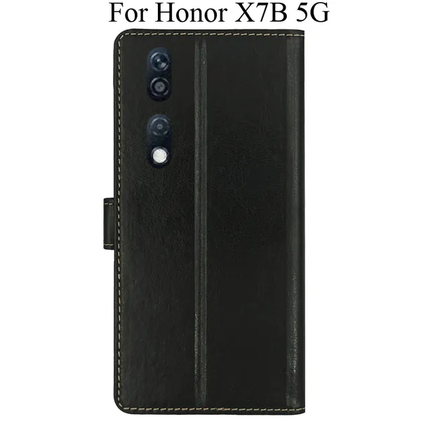 Brown_Premium_Flip_Cover_For_Honor_X7B_5G