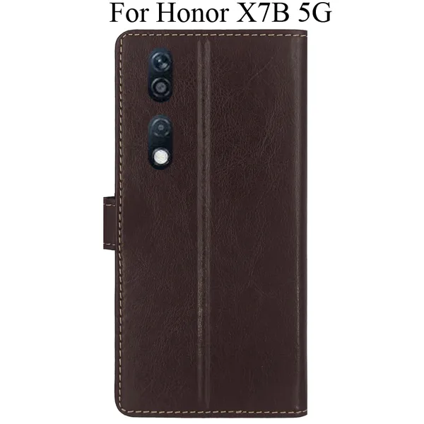 Brown_Premium_Flip_Cover_For_Honor_X7B_5G