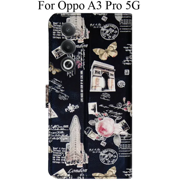 Black_Premium_Flip_Cover_For_Oppo_A3_Pro_5G