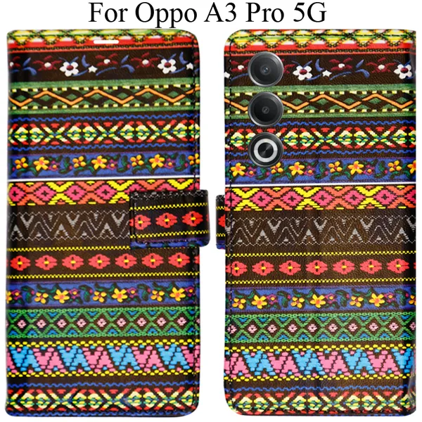 Multicolor_Premium_Flip_Cover_For_Oppo_A3_Pro_5G