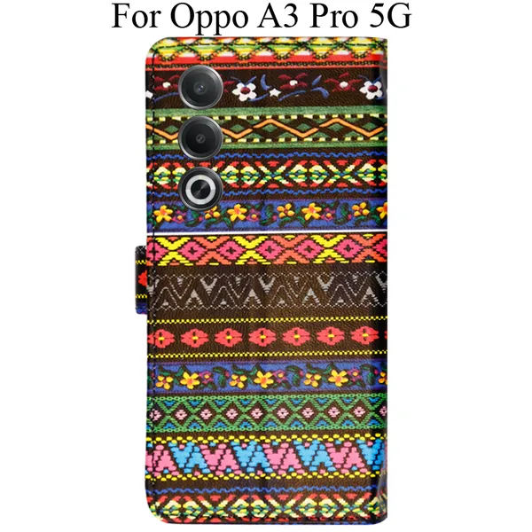 Multicolor_Premium_Flip_Cover_For_Oppo_A3_Pro_5G
