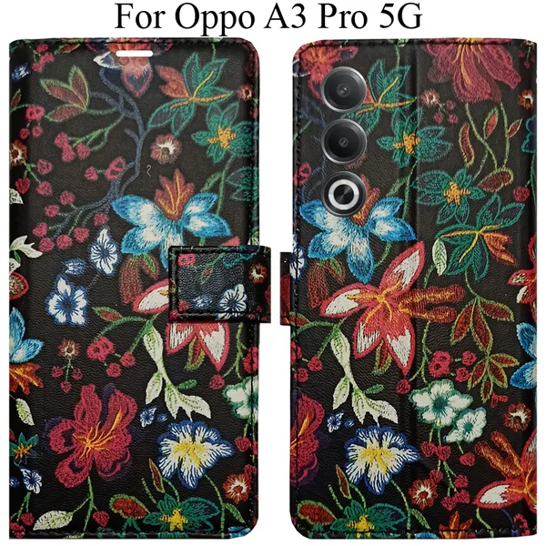 Multicolor_Premium_Flip_Cover_For_Oppo_A3_Pro_5G