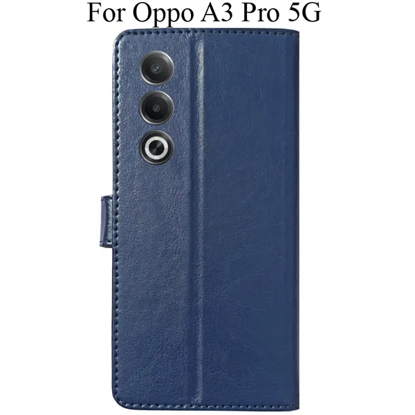 Black_Premium_Flip_Cover_For_Oppo_A3_Pro_5G