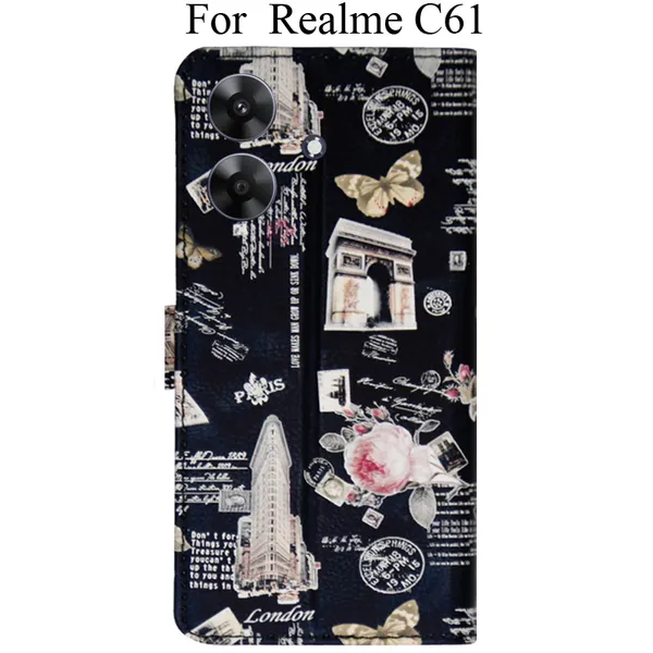 Black_Premium_Flip_Cover_For_Realme_C61,_Realme_C61_4G