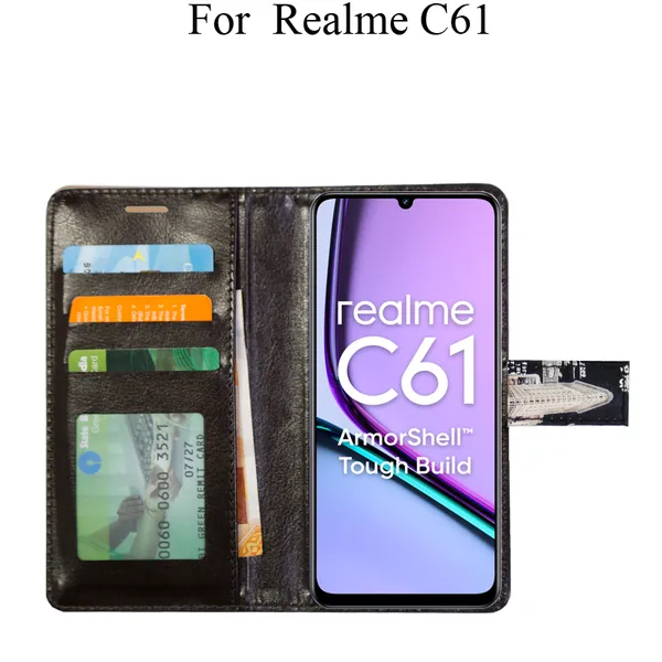 Black_Premium_Flip_Cover_For_Realme_C61,_Realme_C61_4G