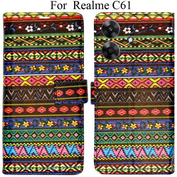 Multicolor_Premium_Flip_Cover_For_Realme_C61,_Realme_C61_4G
