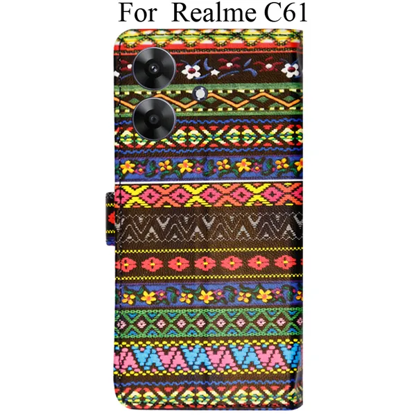 Multicolor_Premium_Flip_Cover_For_Realme_C61,_Realme_C61_4G