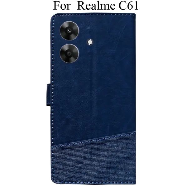 Blue_Premium_Flip_Cover_For_Realme_C61,_Realme_C61_4G