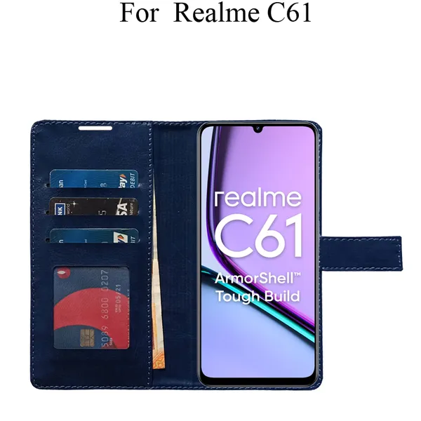 Blue_Premium_Flip_Cover_For_Realme_C61,_Realme_C61_4G