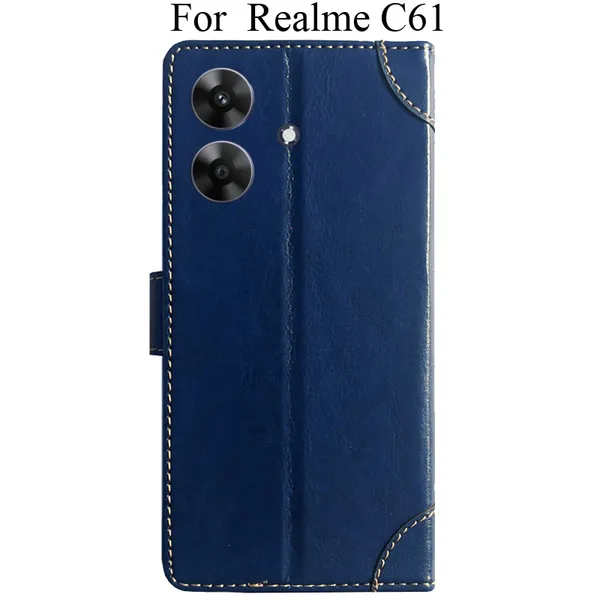 Blue_Premium_Flip_Cover_For_Realme_C61,_Realme_C61_4G