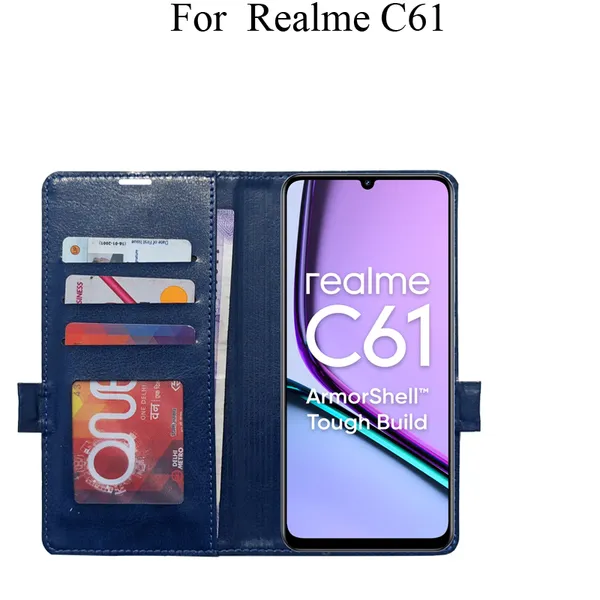 Blue_Premium_Flip_Cover_For_Realme_C61,_Realme_C61_4G