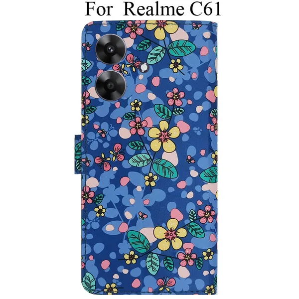 Blue_Premium_Flip_Cover_For_Realme_C61,_Realme_C61_4G