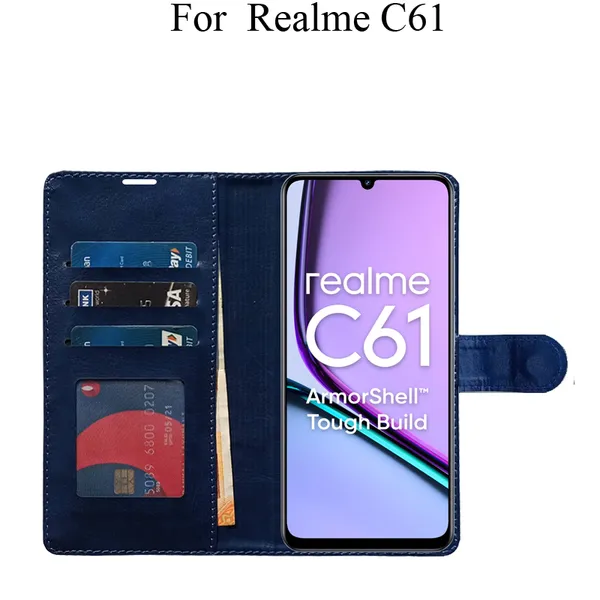 Blue_Premium_Flip_Cover_For_Realme_C61,_Realme_C61_4G