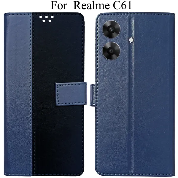 Black_Premium_Flip_Cover_For_Realme_C61,_Realme_C61_4G