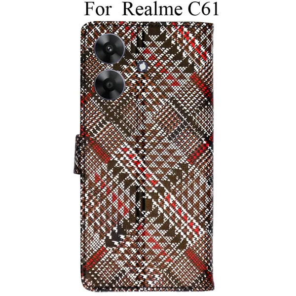 Red_Premium_Flip_Cover_For_Realme_C61,_Realme_C61_4G