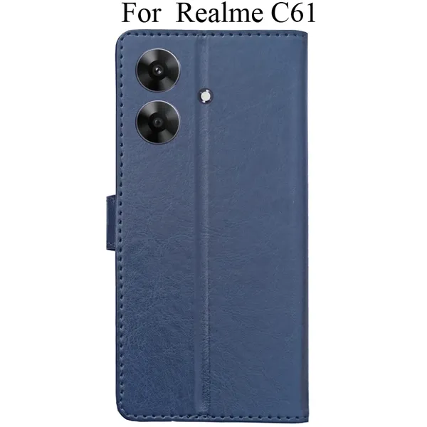 Blue_Premium_Flip_Cover_For_Realme_C61,_Realme_C61_4G