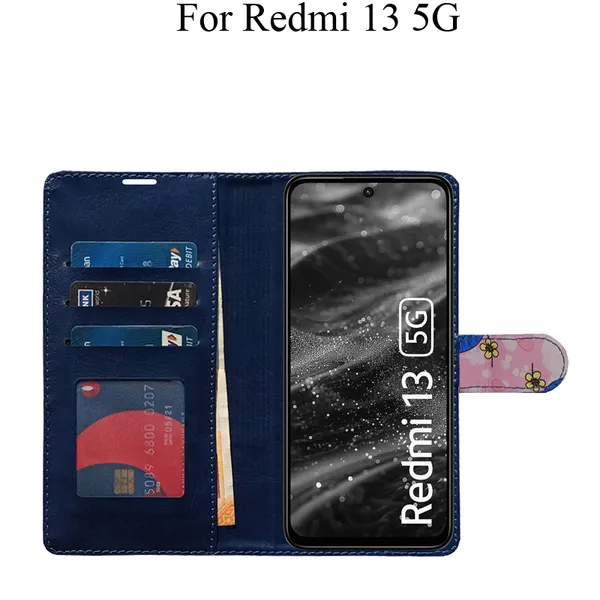 Pink_Premium_Flip_Cover_For_Redmi_13_5G