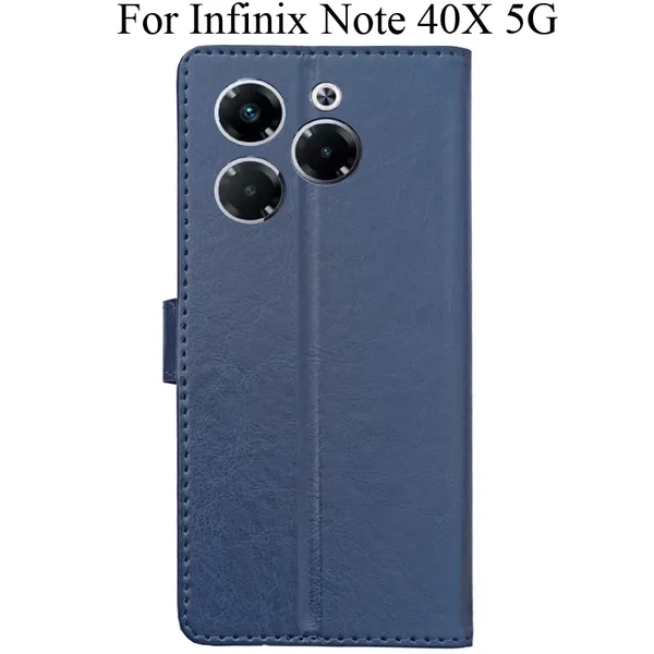 Blue_Premium_Flip_Cover_For_Infinix_Note_40X_5G